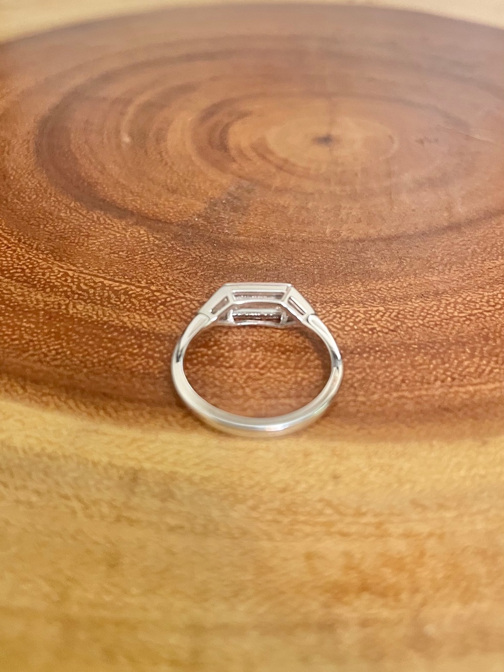 1 Carat Moissanite Baguette Ring In 925 Sterling Silver with GRA - Picture 11 of 16